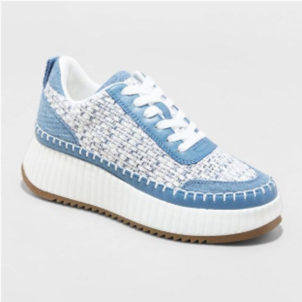 Universal Thread Persephone Sneakers Blue Denim